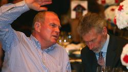 Sorgen beim FC Bayern weiter für Gesprächsstoff: Uli Hoeneß und Paul Breitner