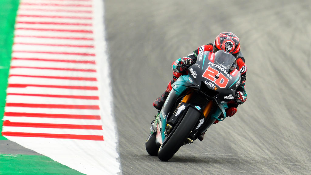 Fabio Quartararo sicherte sich in Barcelona die Pole Position Fabio Quartararo sicherte sich in Barcelona die Pole Position