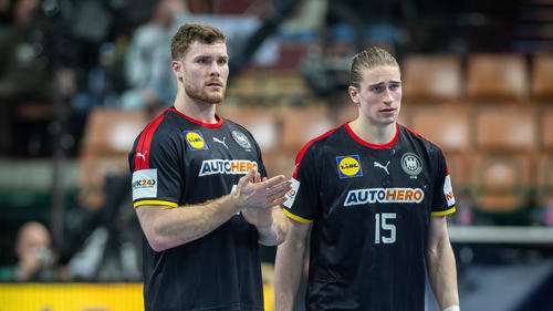 Johannes Golla und Juri Knorr gelten als Hoffnungsträger der Handball-Nationalmannschaft