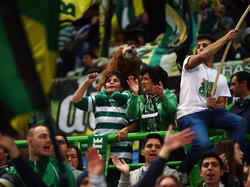 Seguidores del Sporting en un partido de la Champions. (Foto: Getty)