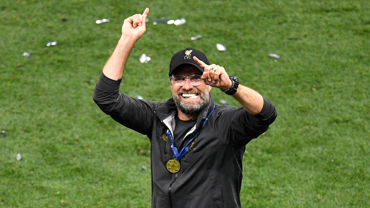 Jürgen Klopp ließ seinen Gefühlen freien Lauf Jürgen Klopp ließ seinen Gefühlen freien Lauf