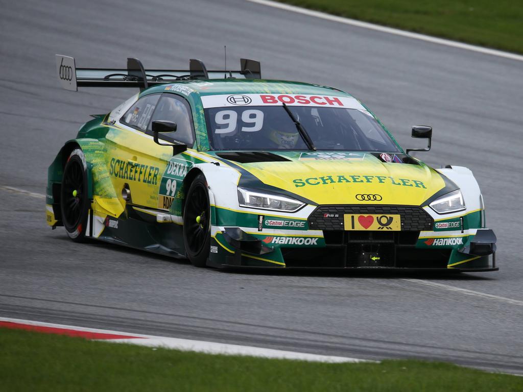 Mike Rockenfeller setzt die erste Bestzeit beim DTM-Finale in Hockenheim Mike Rockenfeller setzt die erste Bestzeit beim DTM-Finale in Hockenheim