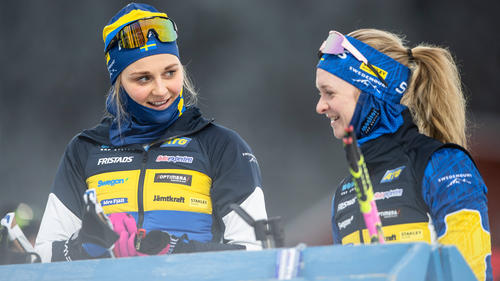 Stina Nilsson und Mona Brorsson kämpfen im schwedischen Team um das letzte Ticket für die Biathlon-WM