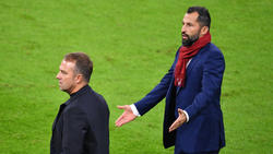 Zoff beim FC Bayern: Hansi Flick und Hasan Salihamidzic sollen immer wieder aneinandergeraten