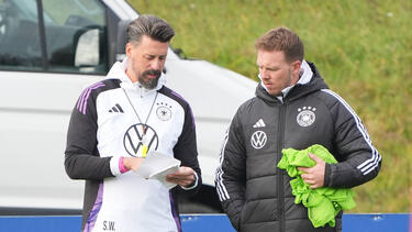 Sandro Wagner (l.) ist möglicherweise ein Trainer-Kandidat beim BVB