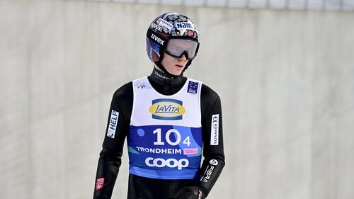 Der Norweger Marius Lindvik verlor sein WM-Silber nach der Disqualifikation
