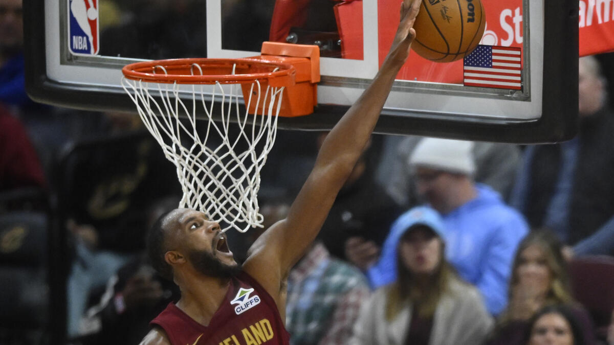 Evan Mobley glänzte auch unter dem Korb als knallharter Verteidiger.