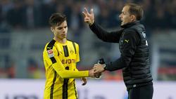Julian Weigl und Thomas Tuchel arbeiteten beim BVB zusammen