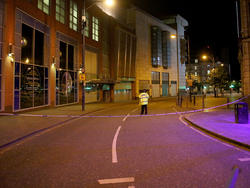 Imagen de los alrededores del Manchester Arena anoche. (Foto: Getty)