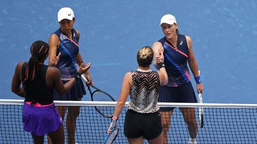 Gauff/McNally mussten sich am Ende geschlagen geben