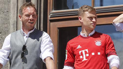Nagelsmann und Kimmich pflegen beim FC Bayern ein sehr inniges Verhältnis