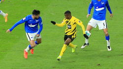 Youssoufa Moukoko gab am Samstag sein Debüt für den BVB