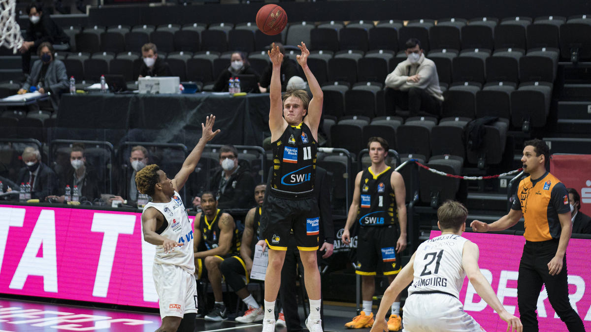 Die MHP Riesen Ludwigsburg sichern ihre Tabellenführung Die MHP Riesen Ludwigsburg sichern ihre Tabellenführung