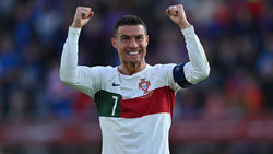 Treffsicherer Jubilar: Cristiano Ronaldo traf in seinem Jubiläumsspiel.