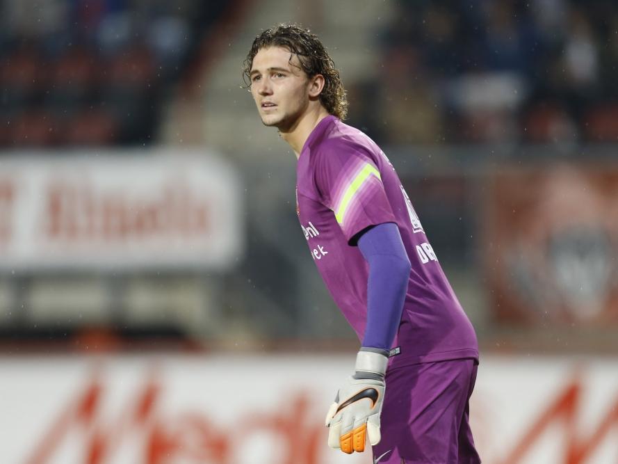 Joël Drommel debuteert namens FC Twente tijdens het competitieduel met Ajax. (12-09-2015) Joël Drommel debuteert namens FC Twente tijdens het competitieduel met Ajax. (12-09-2015)
