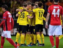 El Borussia Dortmund dominó al Qabala durante los 90 minutos del partido. (Foto: Getty)