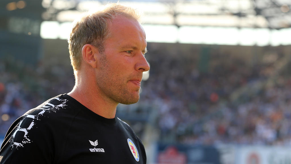 Trainer Henrik Pedersen betreut Eintracht Braunschweig erst seit diesem Sommer
