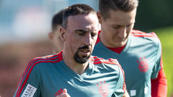 Franck Ribéry während des Trainings im katarischen Doha