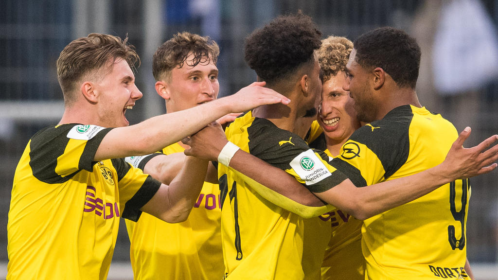 Borussia Dortmund jubelt über den Einzug ins Finale