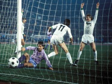 Die Borussia aus Mönchengladbach erlebte 1985 gegen Real Madrid ihr blaues Wunder