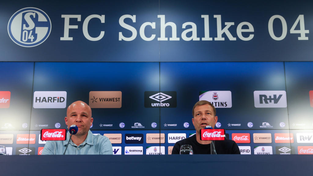 Schröder (li) und Kramer haben sich zur Lage beim FC Schalke 04 geäußert
