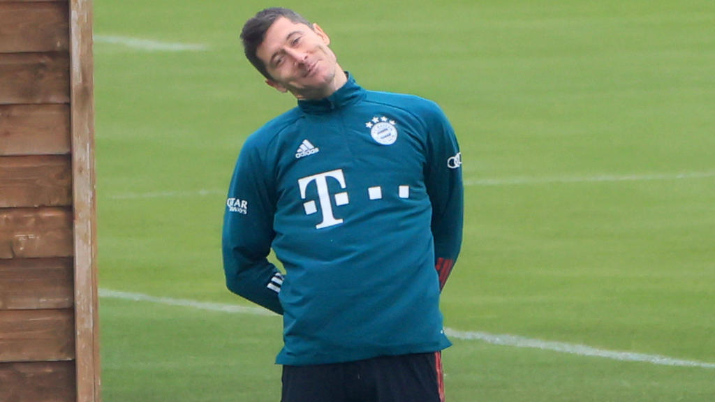 Robert Lewandowski steht beim FC Bayern vor dem Comeback