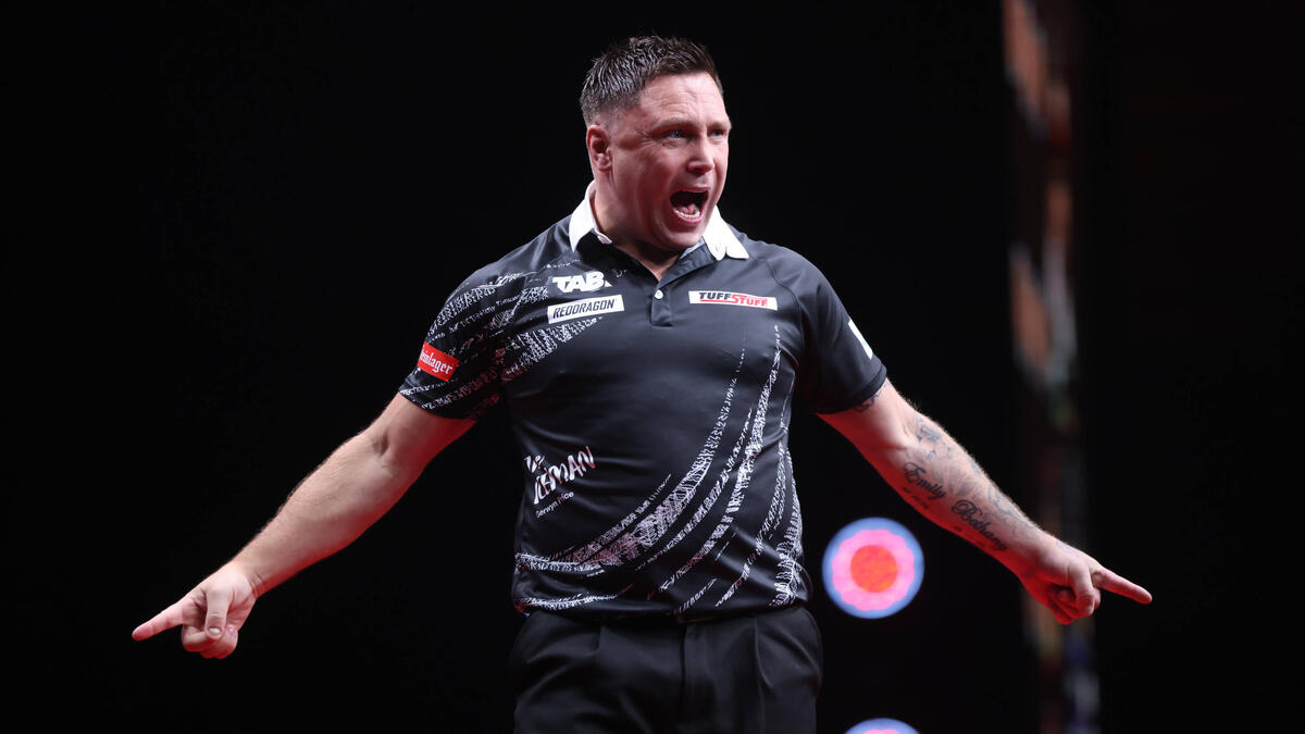 Gerwyn Price bleibt dem Darts-Sport wohl noch länger enthalten