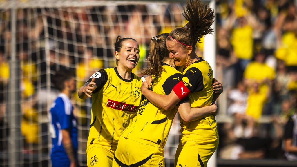 Die BVB-Frauen sind aufgestiegen Die BVB-Frauen sind aufgestiegen