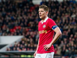 Stijn Schaars in actie tijdens de competitiewedstrijd PSV - FC Utrecht. (08-03-2014). 