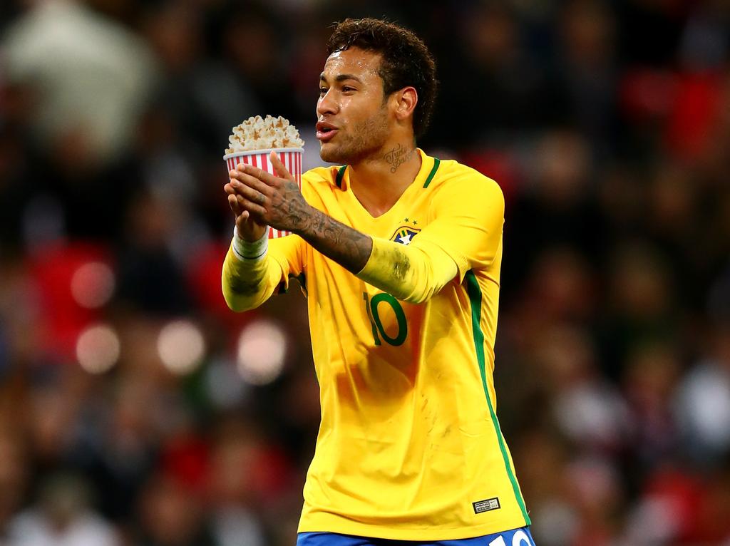 Schaut der WM-Auslosung vom Sofa aus zu: Neymar