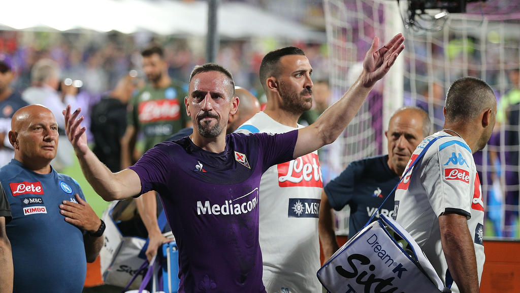 Franck Ribéry wurde von den Fans gefeiert