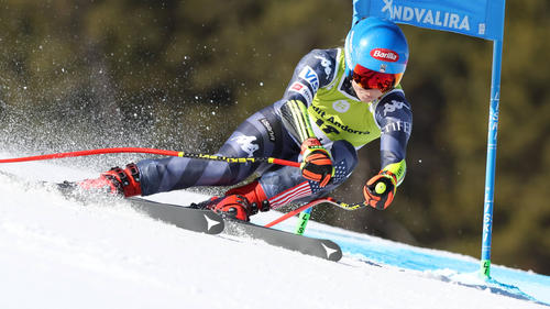 Mikaela Shiffrin landete beim Weltcupfinale im Slalom auf Rang drei