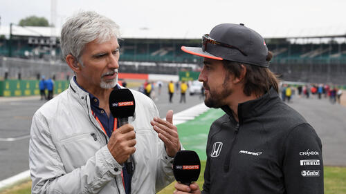 Tauschten sich in der Vergangenheit immer wieder aus: TV-Experte Damon Hill und Fernando Alonso