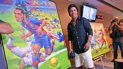 Ronaldinho hat eine eigene Kunstausstellung im Maracana