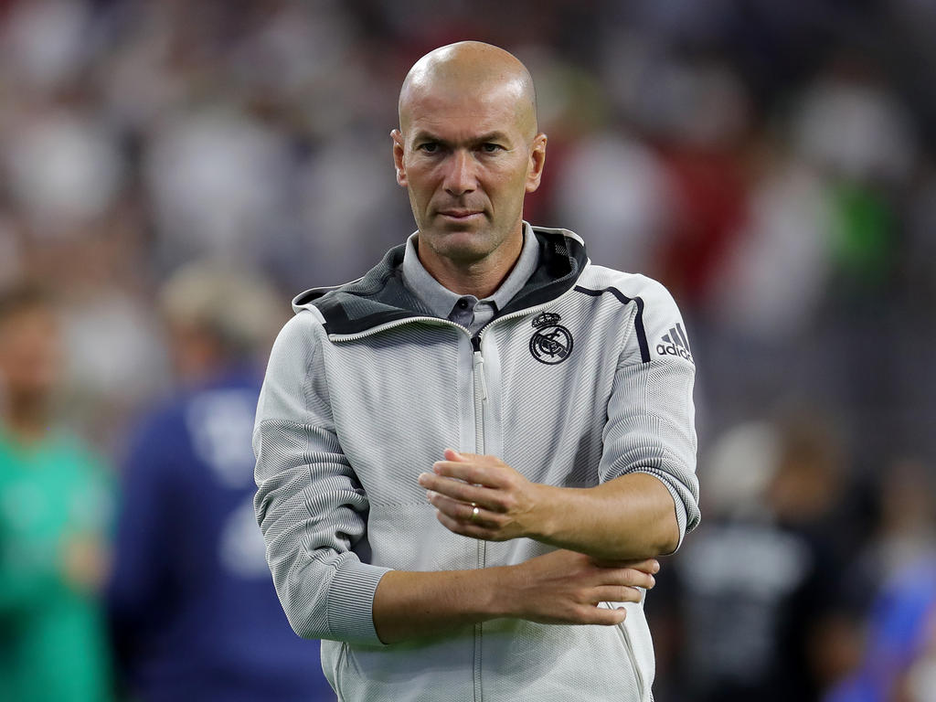 Zidane en el duelo contra el Bayern.
