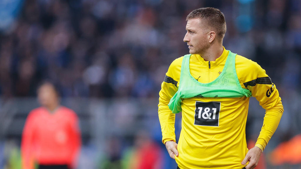 Marco Reus musste das BVB-Training am Montag abbrechen Marco Reus musste das BVB-Training am Montag abbrechen