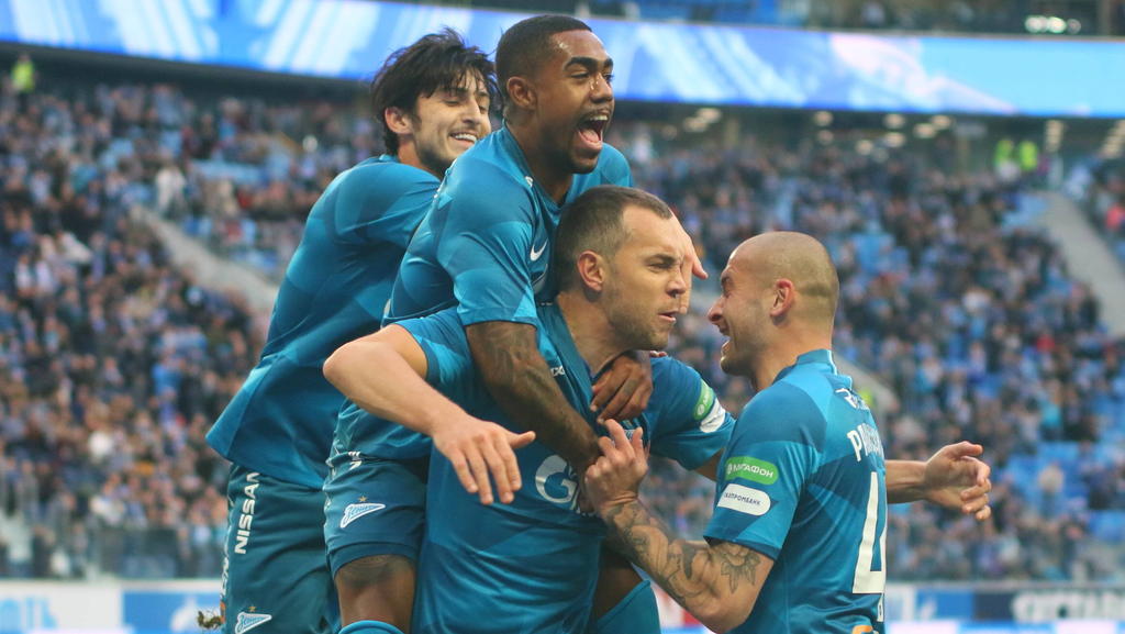 Russland: Zenit St. Petersburg | 22 Spiele | 50 Punkte