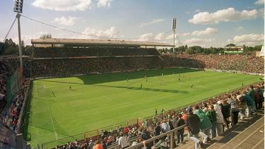 Ein Blick auf das Stadion am Bökelberg aus alten Zeiten
