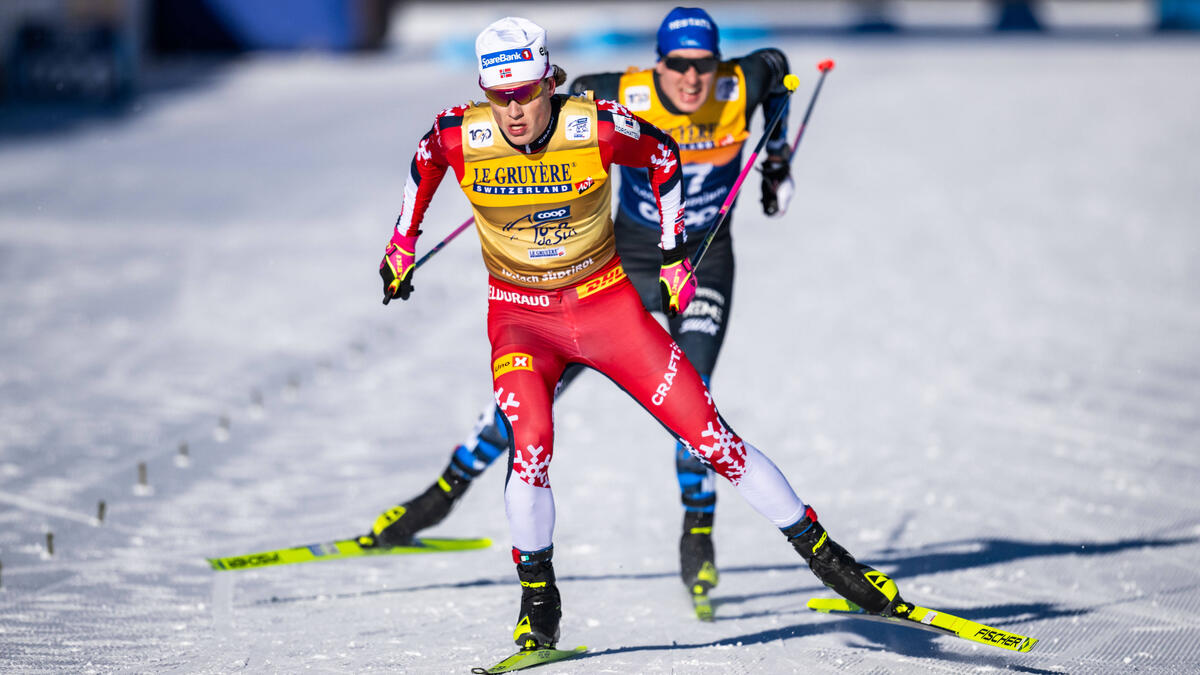 Klaebo  hat seine Führung bei der Tour de Ski verteidigt