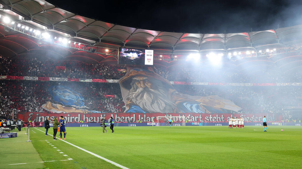 Die Choreografie im Stuttgarter Stadion