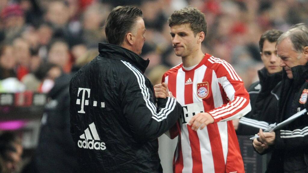 Louis van Gaal (l.) und Thomas Müller kamen bestens miteinander klar Louis van Gaal (l.) und Thomas Müller kamen bestens miteinander klar