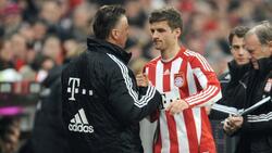 Louis van Gaal (l.) und Thomas Müller kamen bestens miteinander klar