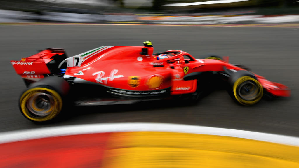 Kimi Räikkönen war der schnellste Mann im zweiten Training Kimi Räikkönen war der schnellste Mann im zweiten Training