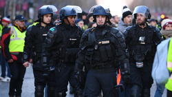 Die französische Polizei ist derzeit voll ausgelastet