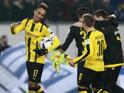 Pierre-Emerick Aubameyang hat mit vier Toren gegen den HSV zurückgezahlt