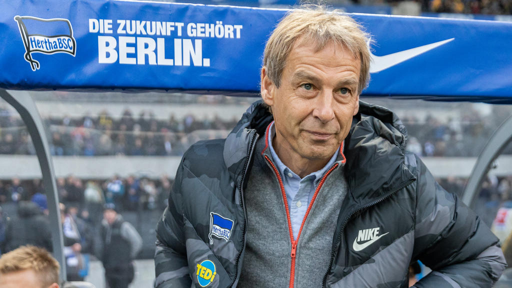 Jürgen Klinsmann soll Hertha BSC aus dem Tabellenkeller führen
