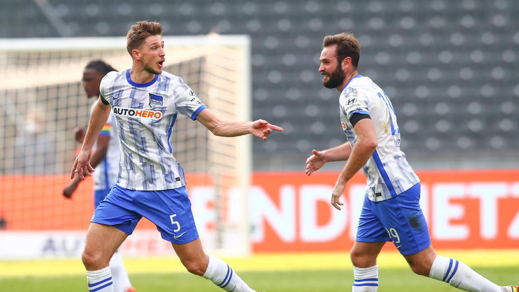 Niklas Stark (l.) wird Hertha BSC verlassen Niklas Stark (l.) wird Hertha BSC verlassen