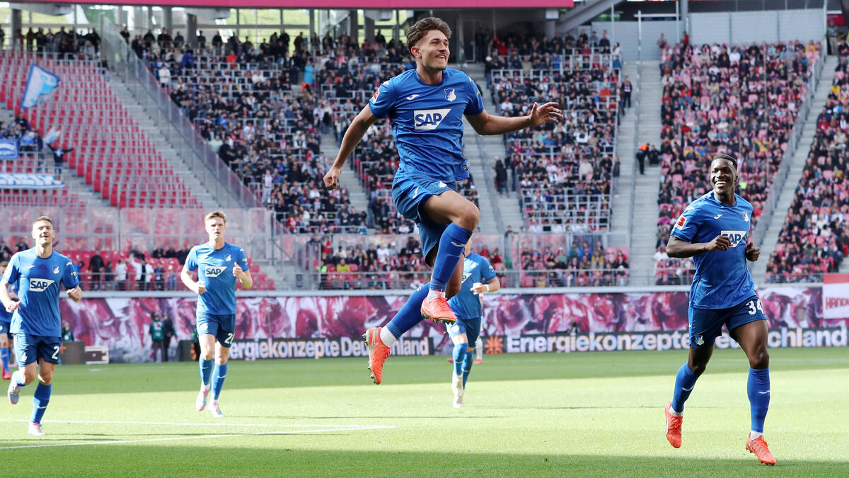 Tom Bischof jubelte für Hoffenheim