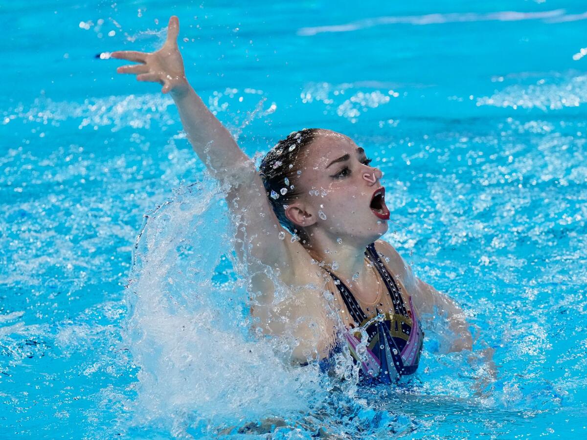 Klara Bleyer hat einen Podestplatz im Synchronschwimmen bei der WM in Singapur verpasst
