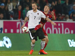 Das österreichsche Nationalteam feiert einen 2:1-Auswärtserfolg gegen Tschechien